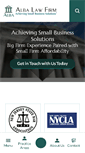 Mobile Screenshot of albalawfirm.net